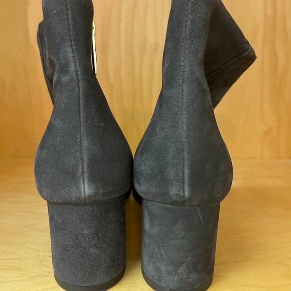 L'AGENCE Grey Suede Jeanne II Booties, Size 36.5 - New without box - Picture 4 of 10